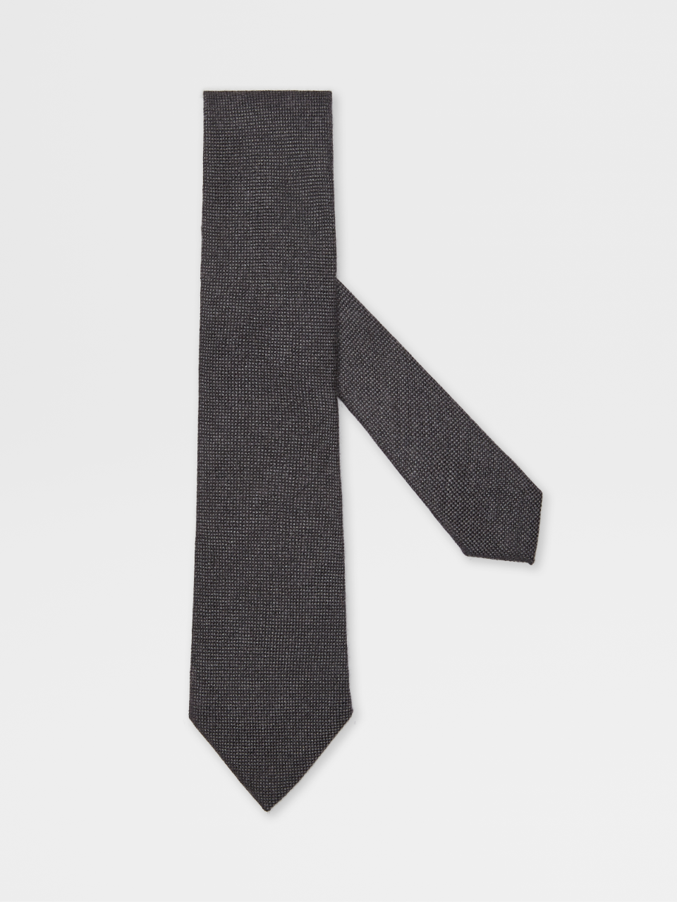 Grey Cashmere Tie